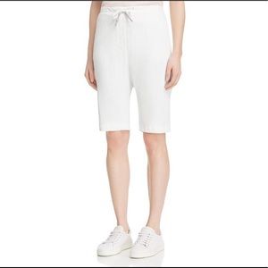 DKNY- White Pure Harem Drawstring Shorts